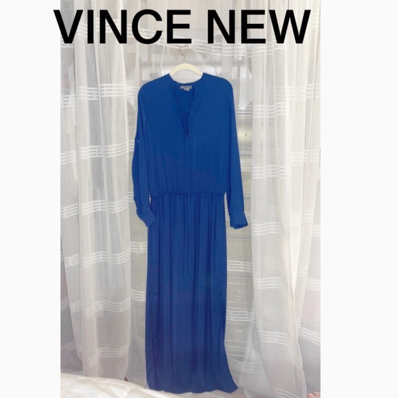 Vince Dresses & Skirts - - NWOT gorgeous silk maxi dress great if you’re tall